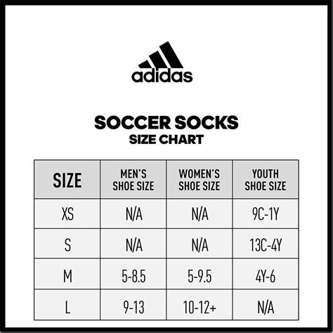 adidas crew socks size chart.